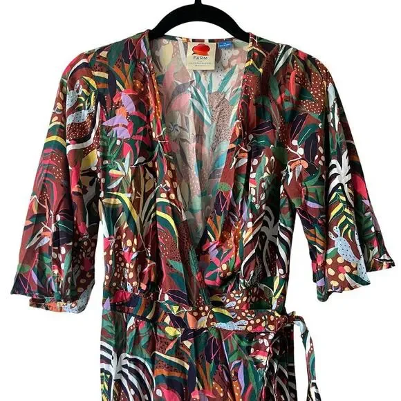 Farm Rio x Anthropologie Fiesta Wrap Maxi Dress
Size Extra Small - Picture 3 of 9